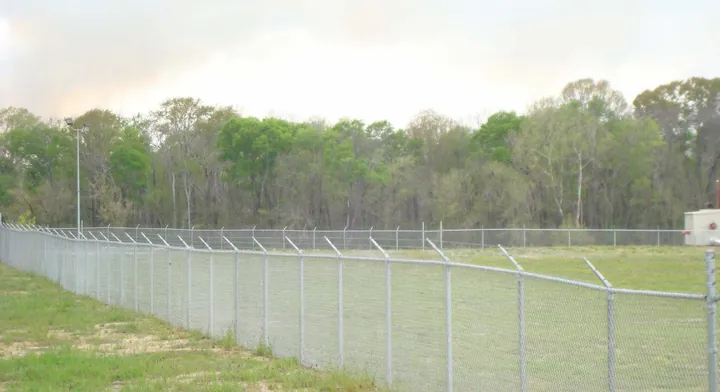 Commercial perimeter fencing installed by Allsteel Fence
