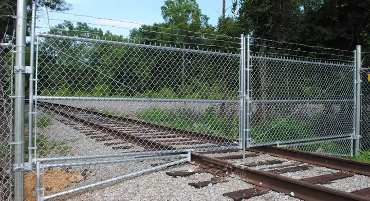 Rail crossing gate