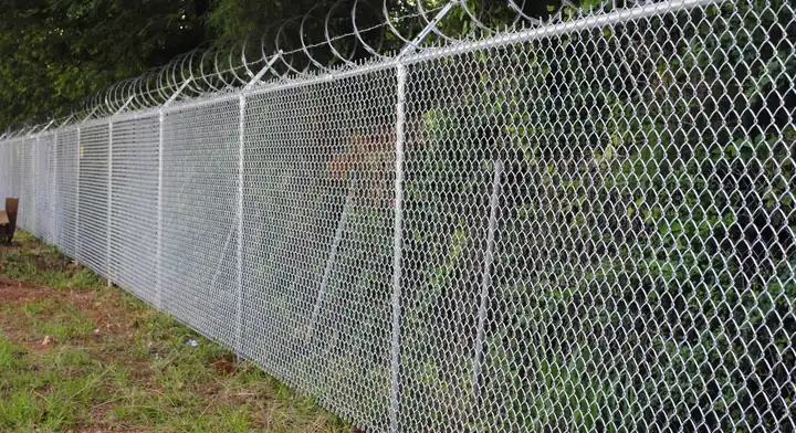 Rail-side perimeter fencing installed by Allsteel Fence