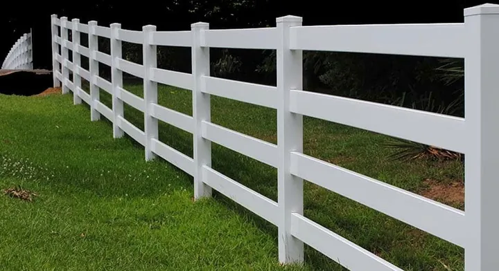 Vinyl ranch rail