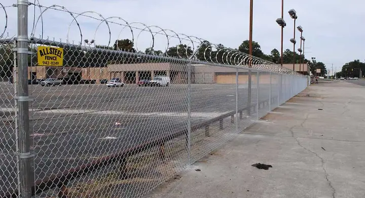 Chain link perimeter