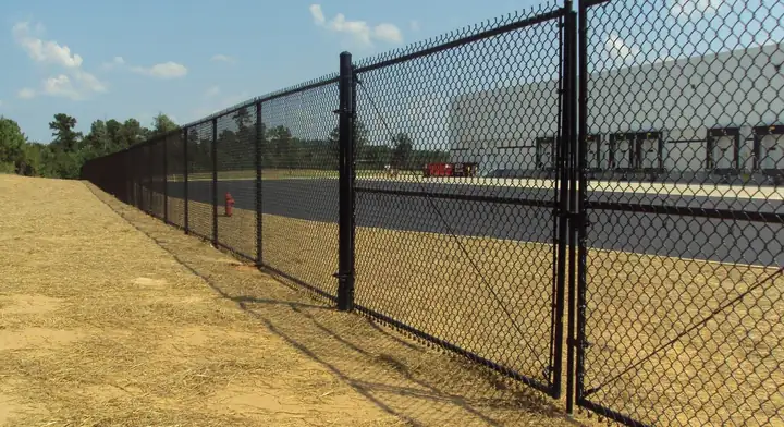Industrial perimeter fencing installed by Allsteel Fence