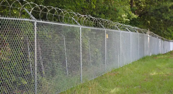 Rail yard fencing