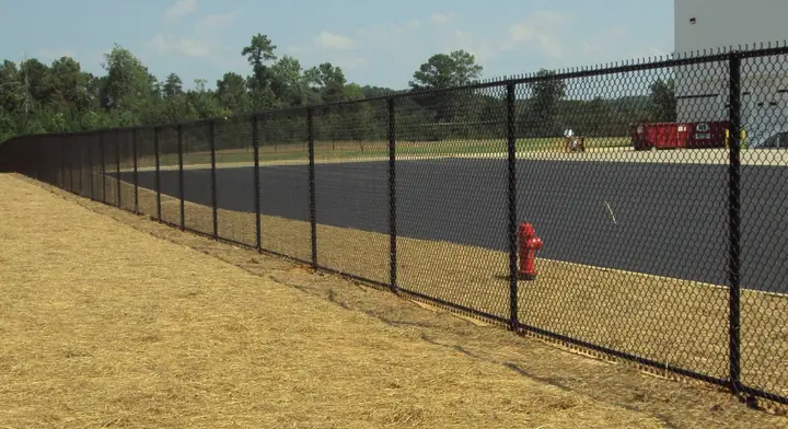Chain link fencing installed by Allsteel Fence