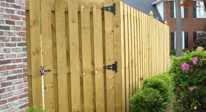 Privacy gate fencing installed by Allsteel Fence